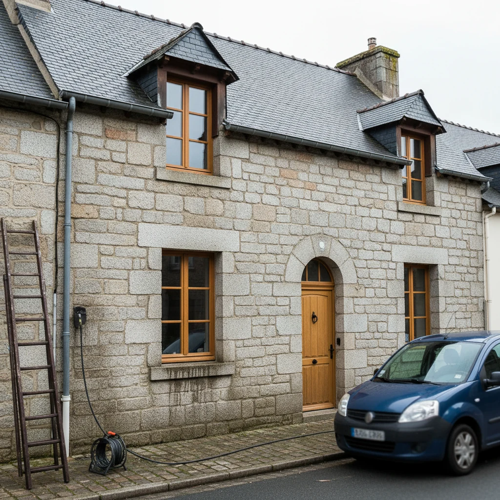 Nettoyage Façade Brest — résultat professionnel